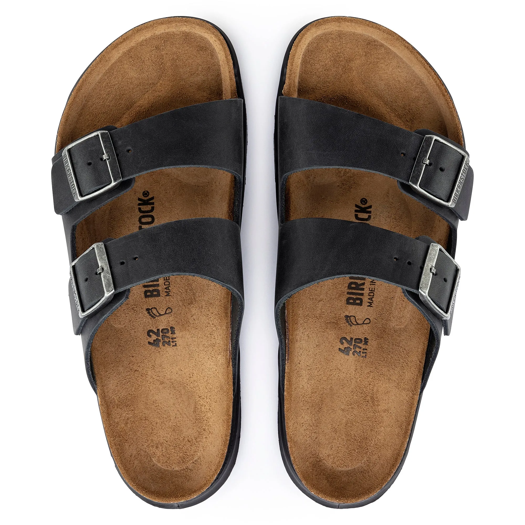 Men's Birkenstock Rugged Oiled Leather Color: Black