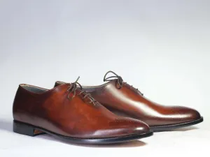 Men's Brown Brogue Lace Up Leather Shoe