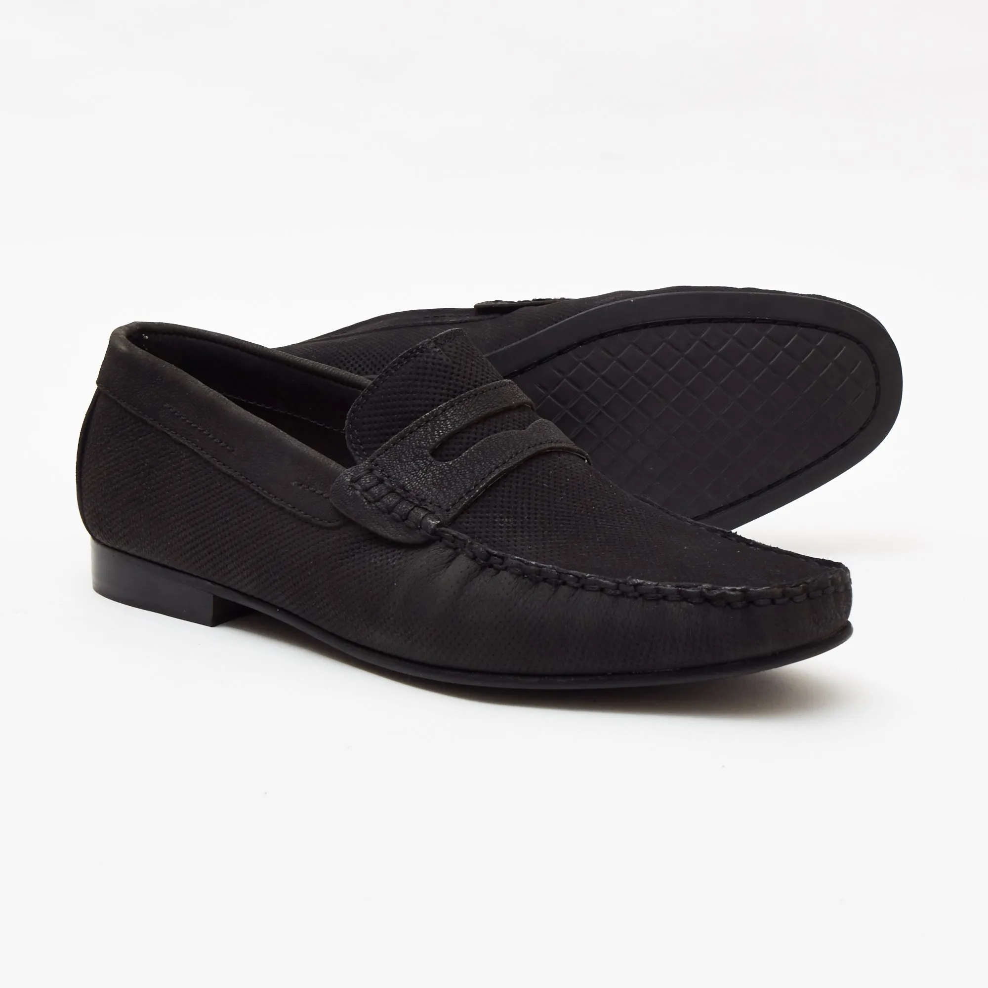 Mens Casual Nubuck Shoes-10802-A_Black