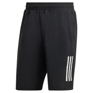 Men's Club 3-Stripe 9 Inch Tennis Shorts Black