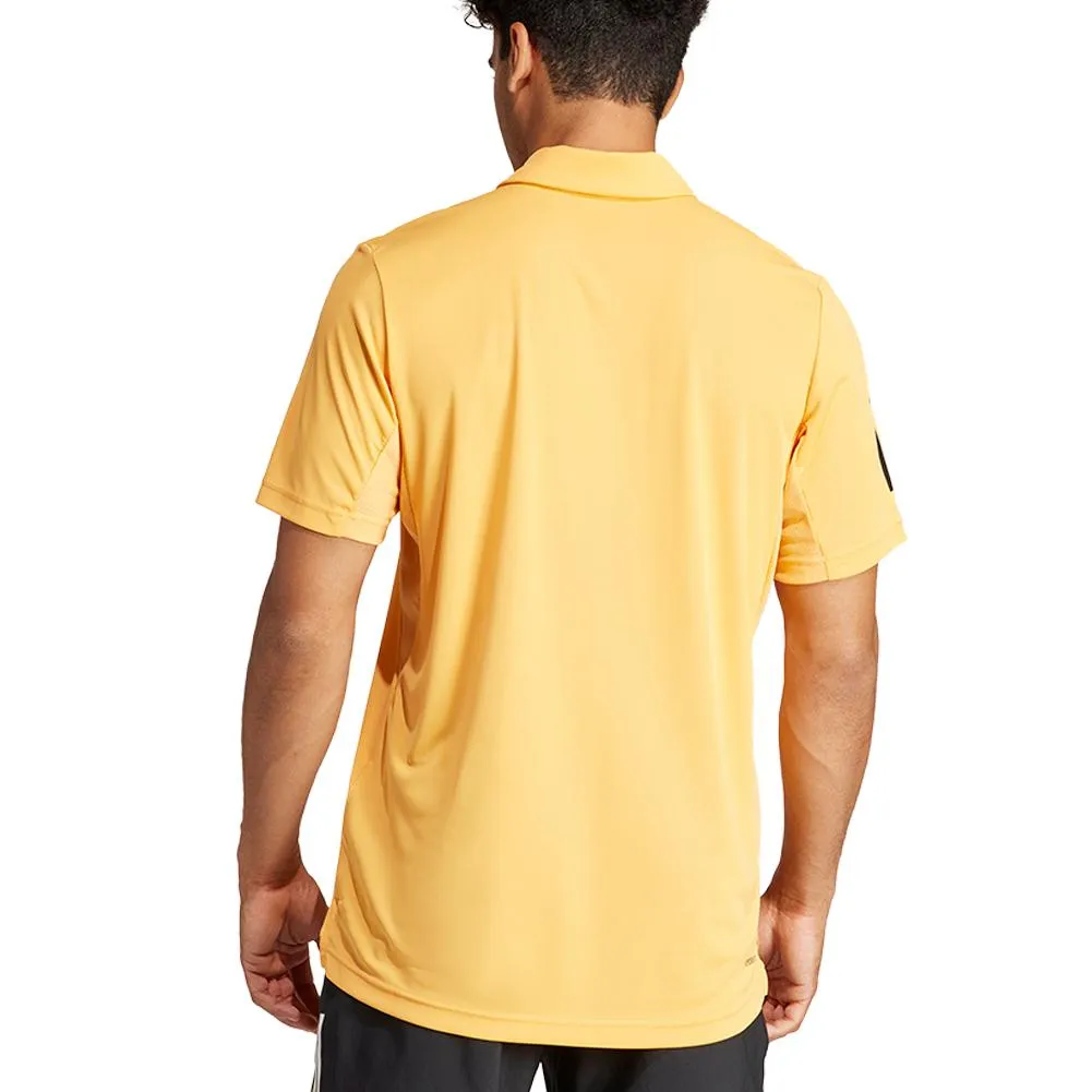 Men's Club 3 Stripe Tennis Polo Hazy Orange