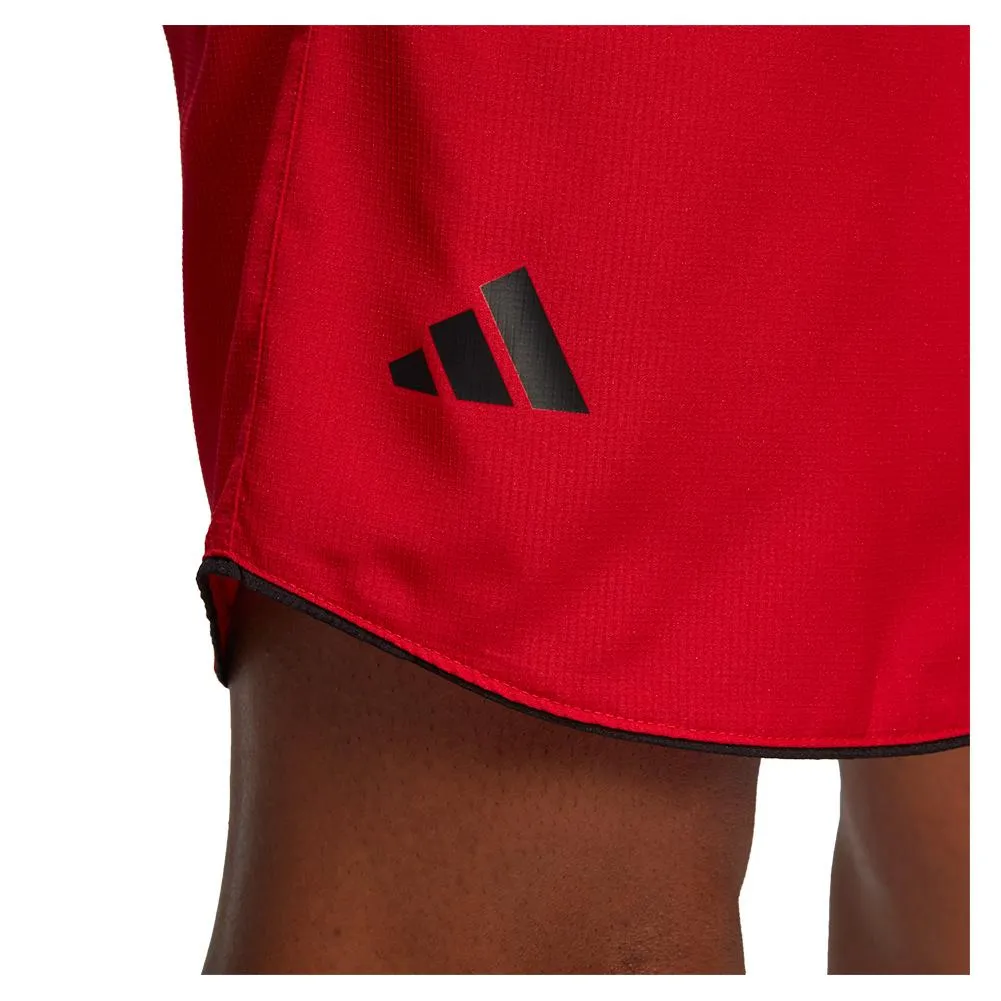 Men's Club 7 Inch Tennis Shorts Better Scarlet