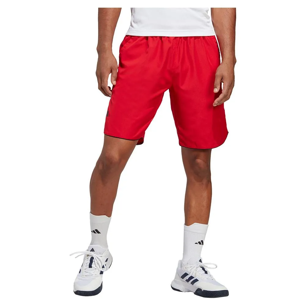 Men's Club 9 Inch Tennis Shorts Better Scarlet