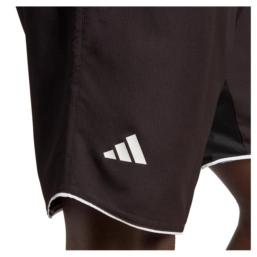 Men's Club 9 Inch Tennis Shorts Black