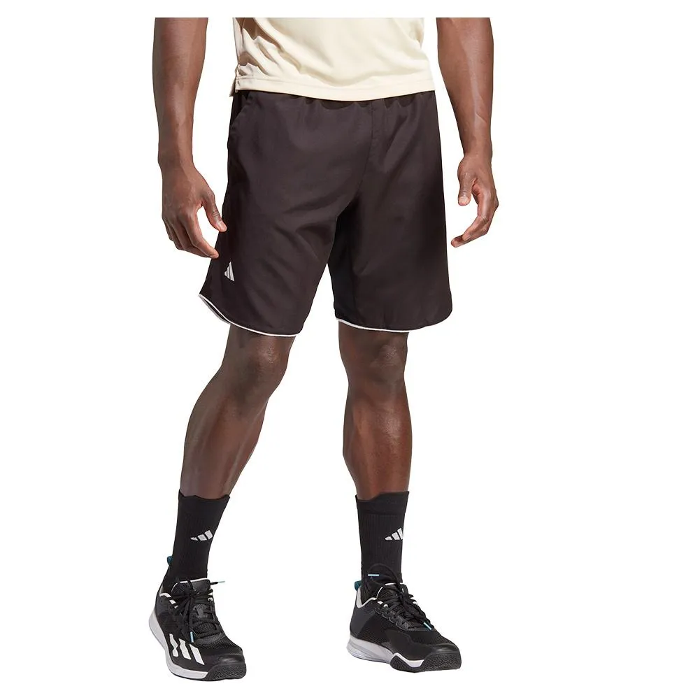 Men's Club 9 Inch Tennis Shorts Black