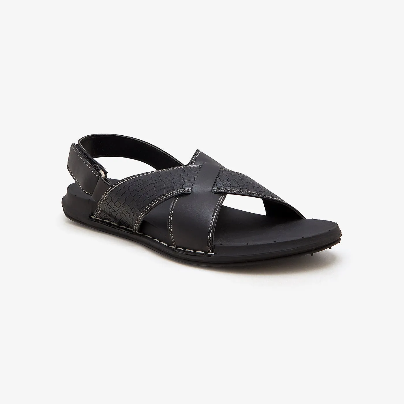 Men's Cross Strap Sandals