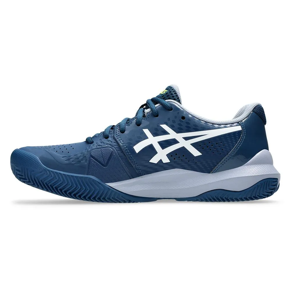 Mens Gel-Challenger 14 Clay Tennis Shoes Mako Blue and White