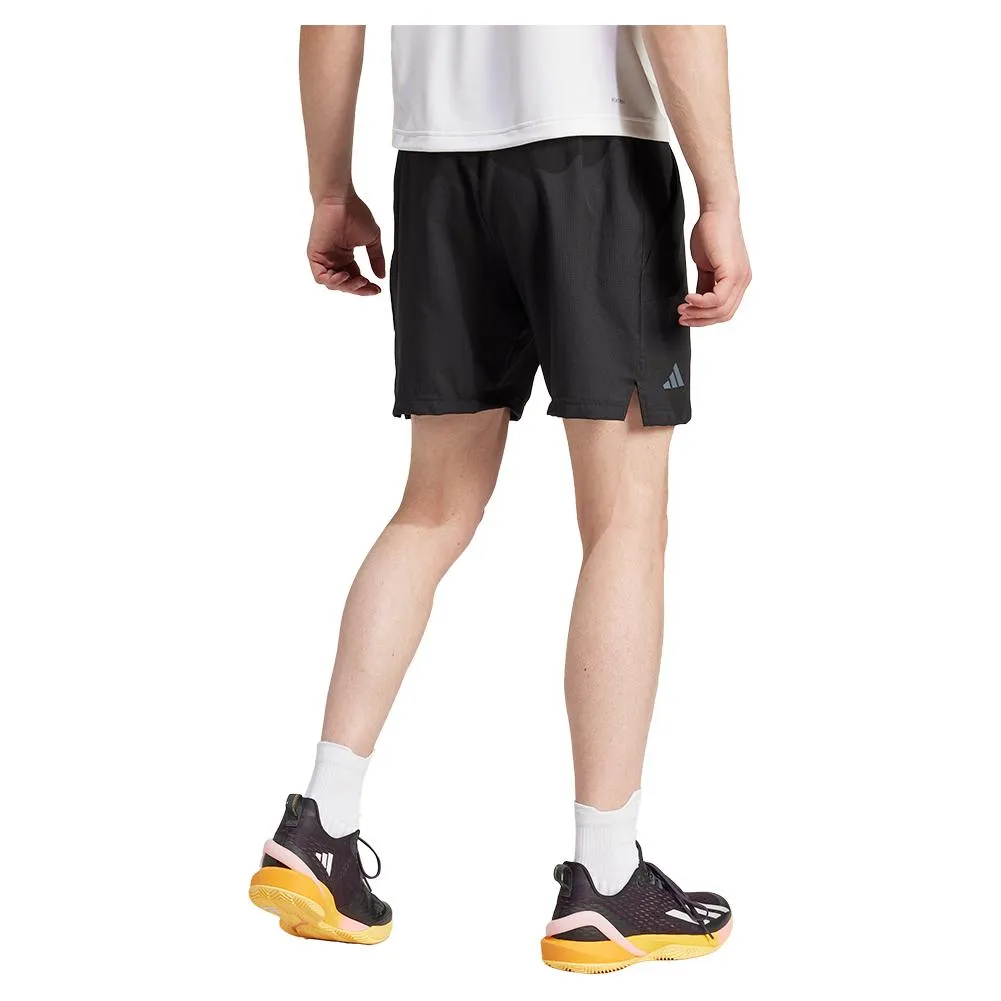 Men's Heat.RDY Tennis Short with Inner Shorts Black and Spark