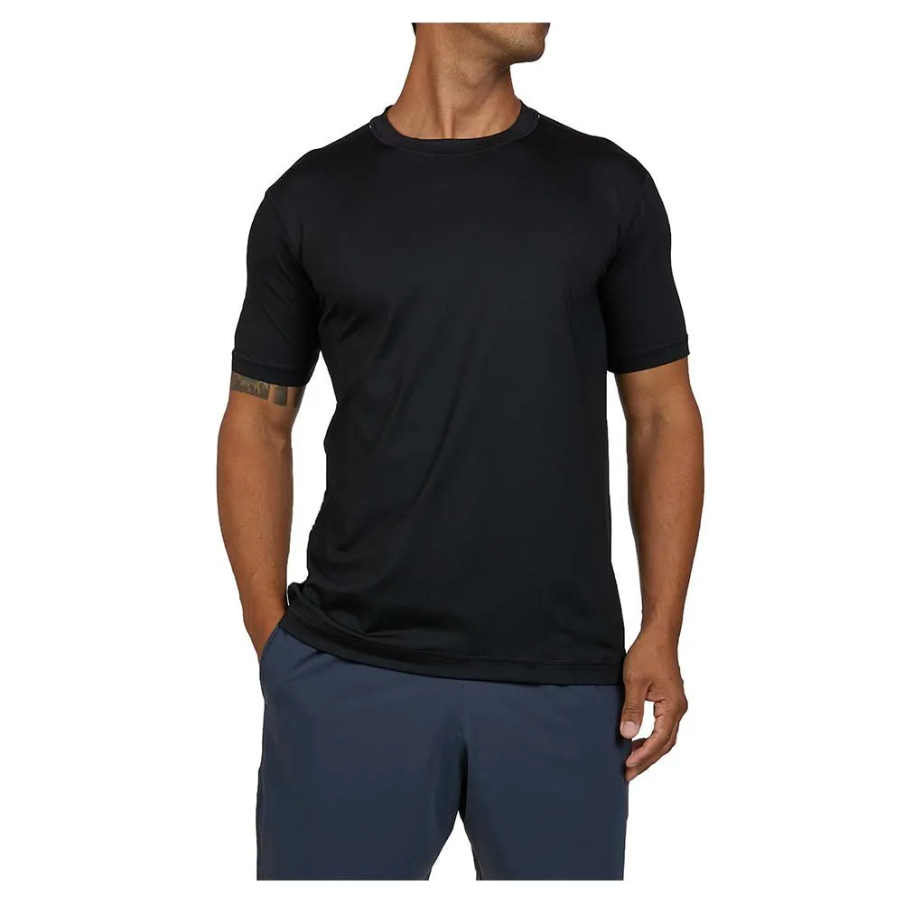 Men's SB Sport Classic Fit Short Sleeve Tennis Crew Black