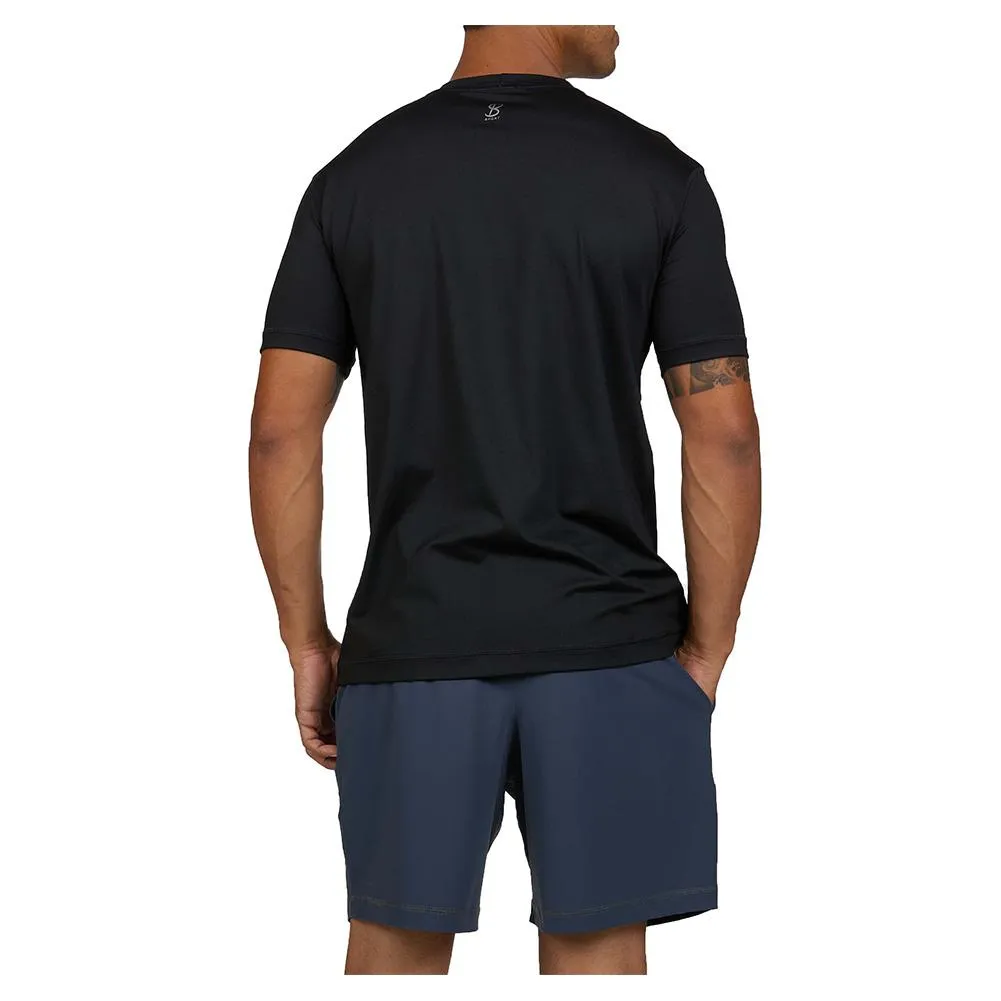 Men's SB Sport Classic Fit Short Sleeve Tennis Crew Black