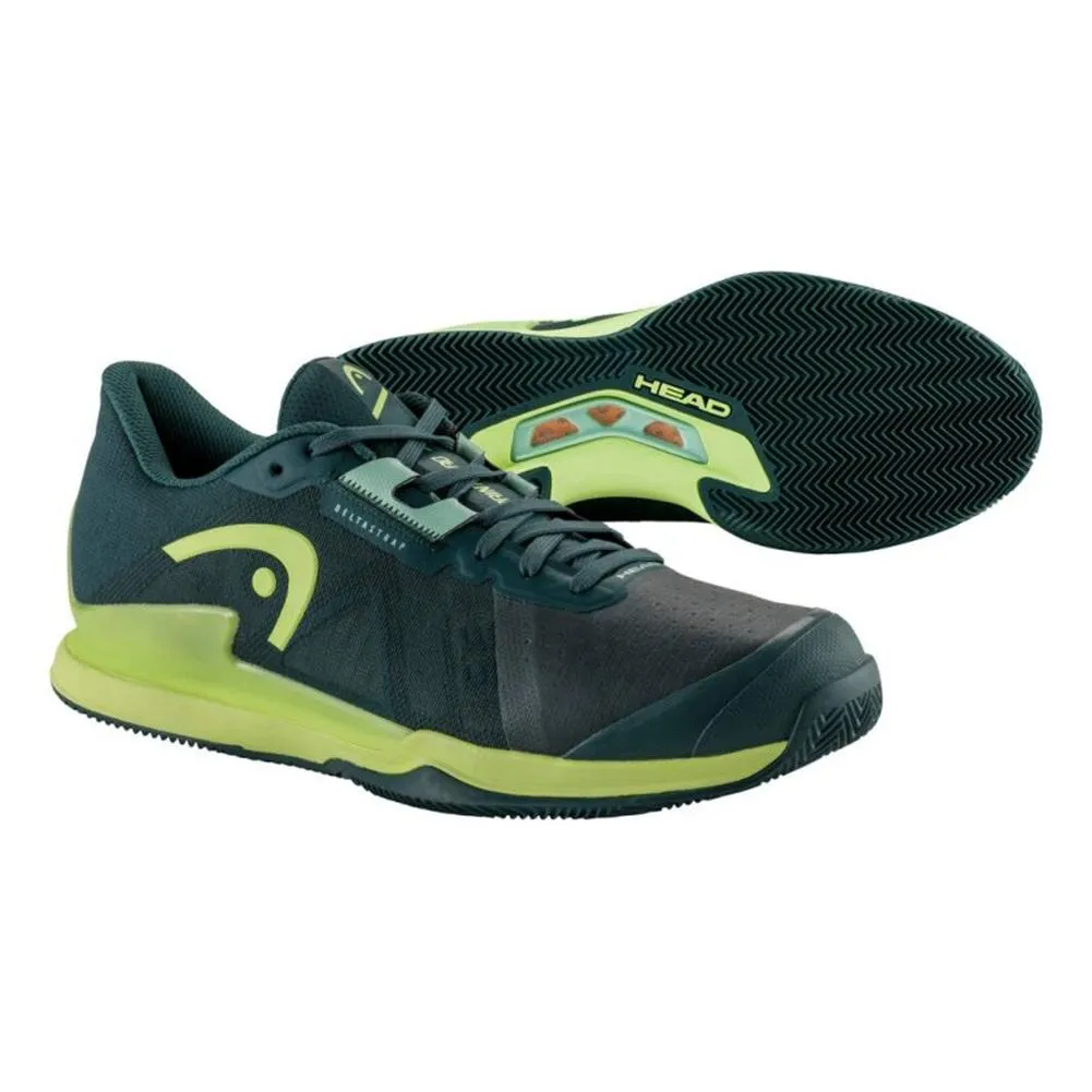 Men's Sprint Pro 3.5 Clay Tennis Shoes Forest Green and Light Green