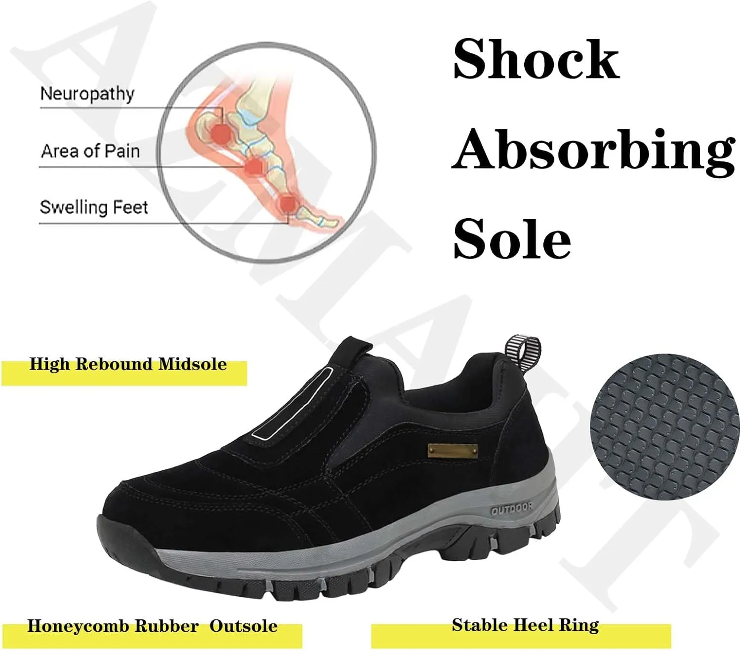 Men's Waterproof Trekking Hiking Shoes Casual Shoes Loafers Sneakers