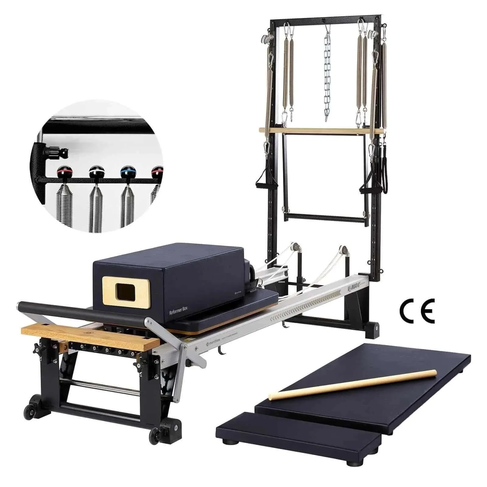 Merrithew™ Pilates V2 Max Plus™ Reformer Bundle with HPGB