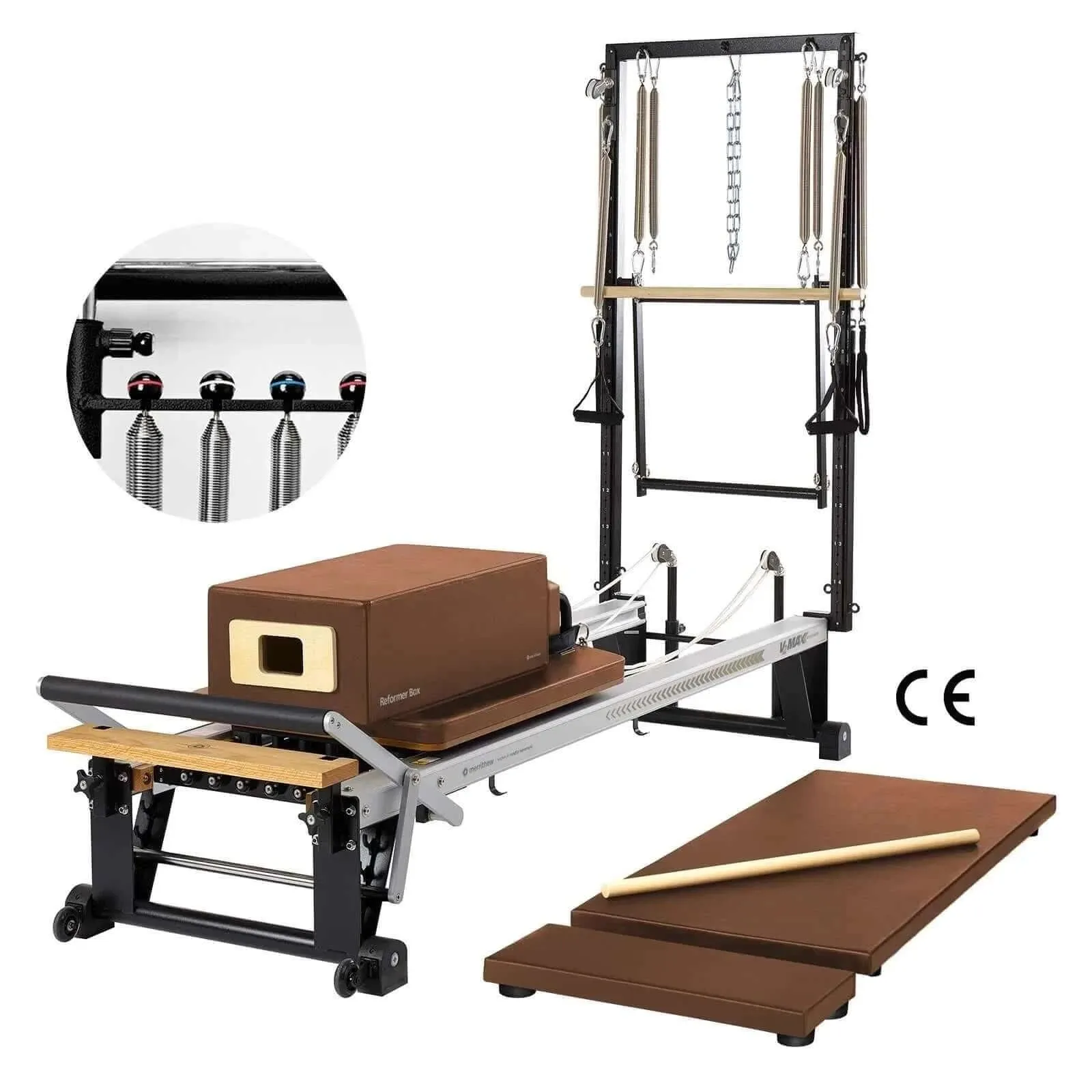 Merrithew™ Pilates V2 Max Plus™ Reformer Bundle with HPGB