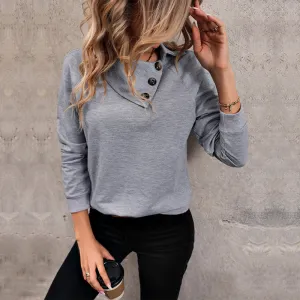 METAVERSMALL 2025  New autumn lapel sweater  new women's top long-sleeved casual pullover sweater women