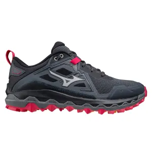 Mizuno Wave Mujin 8 Womens | Turbulence/obsidian/rred