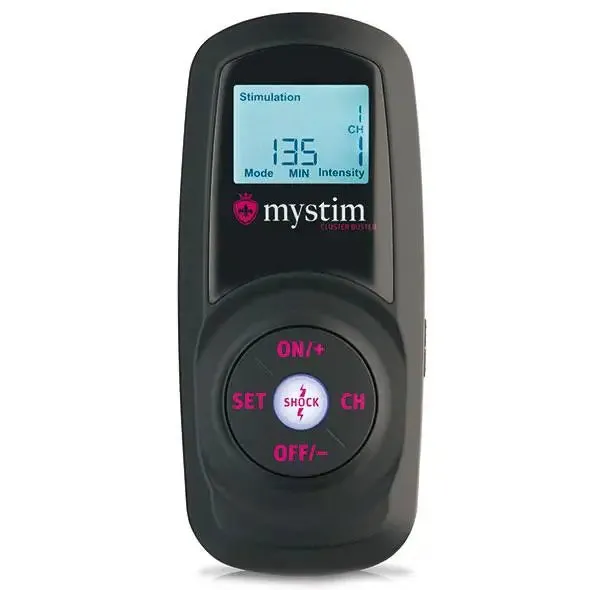 Mystim Black Estim Unit with Remote Control