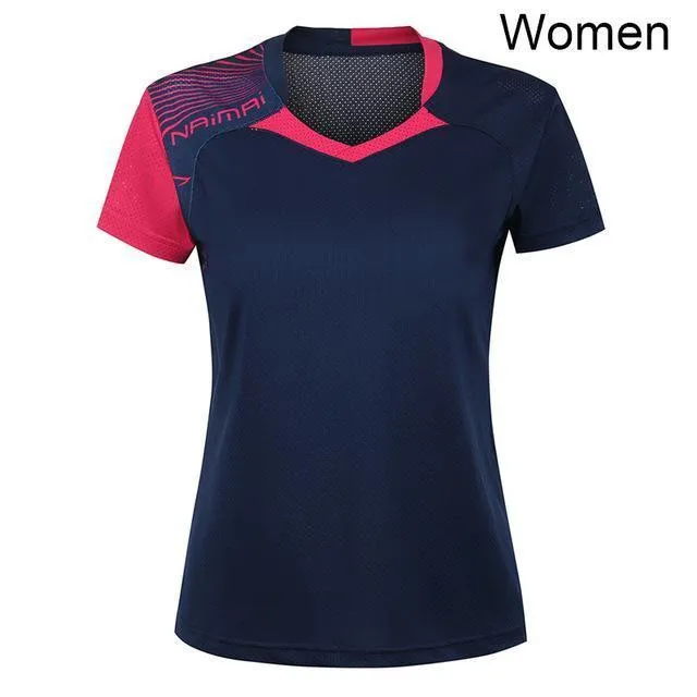 Naimai Table Tennis Shirts Mens & Womens Styles