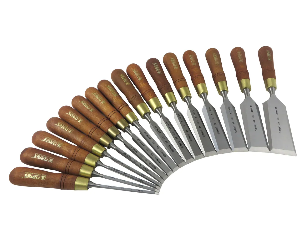 Narex 16 Piece Premium Bevel Edge Chisel Set