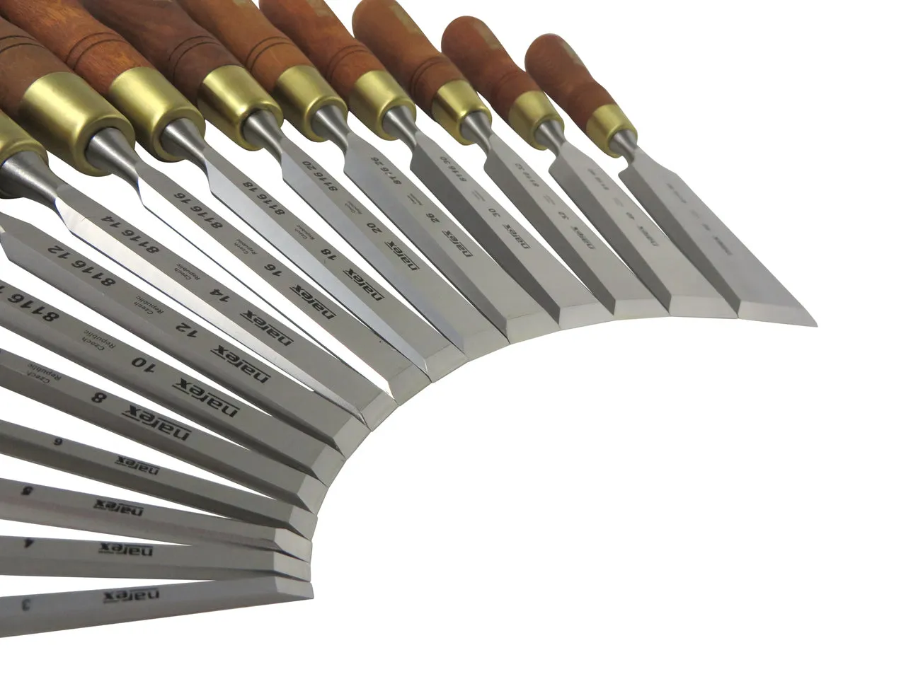 Narex 16 Piece Premium Bevel Edge Chisel Set