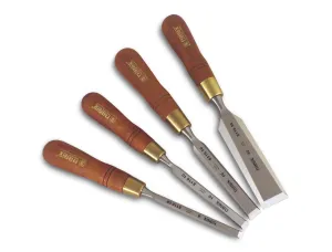 Narex 4 Piece Premium Bevel Edge Chisel Set (8, 10, 16, 32mm) 863202