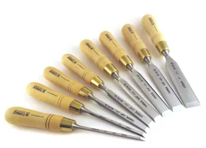 Narex 8 Piece Premium Imperial Bevel Edge Chisel Set (863251-863253)