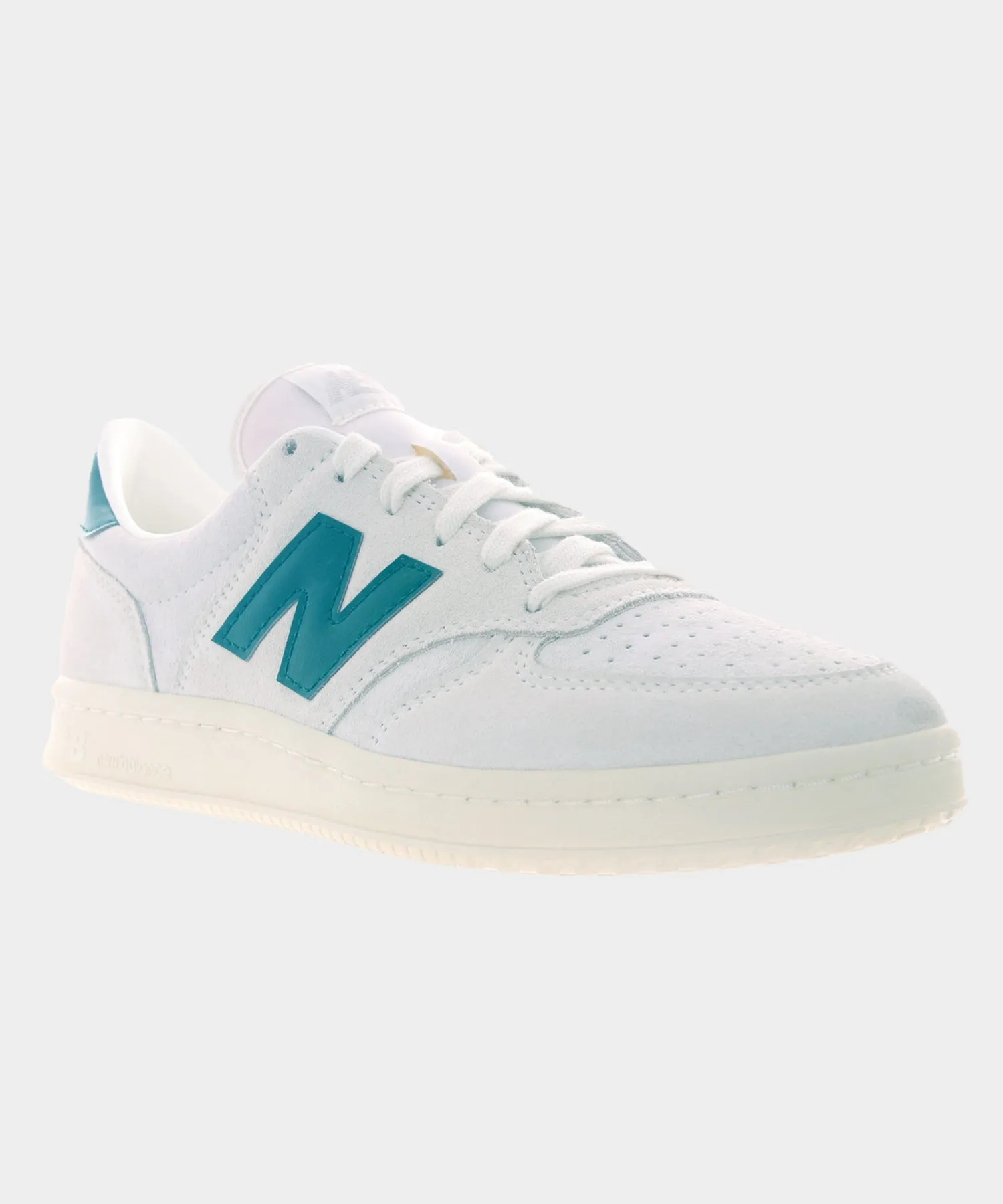 New Balance T500 Court in White   Green