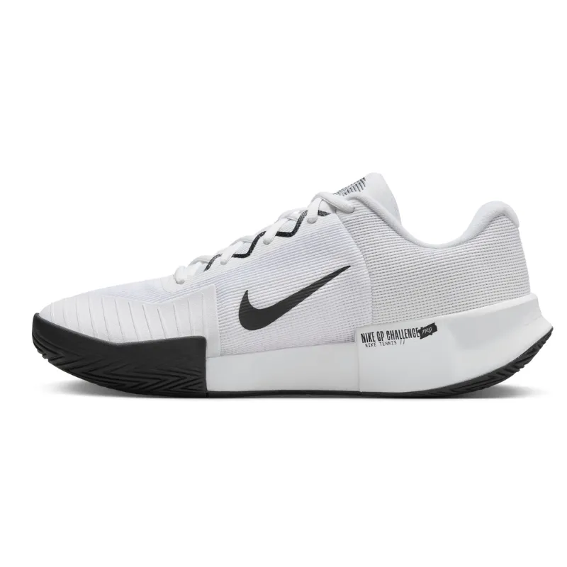 Nike GP Challenge Pro Men Hard Court Tennis Shoes - White/Black-White