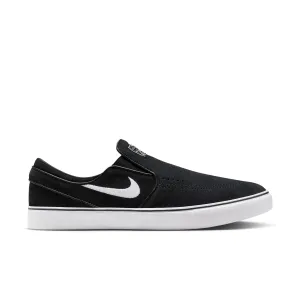 Nike SB Janoski  Slip-On Skate Shoes-Black/White