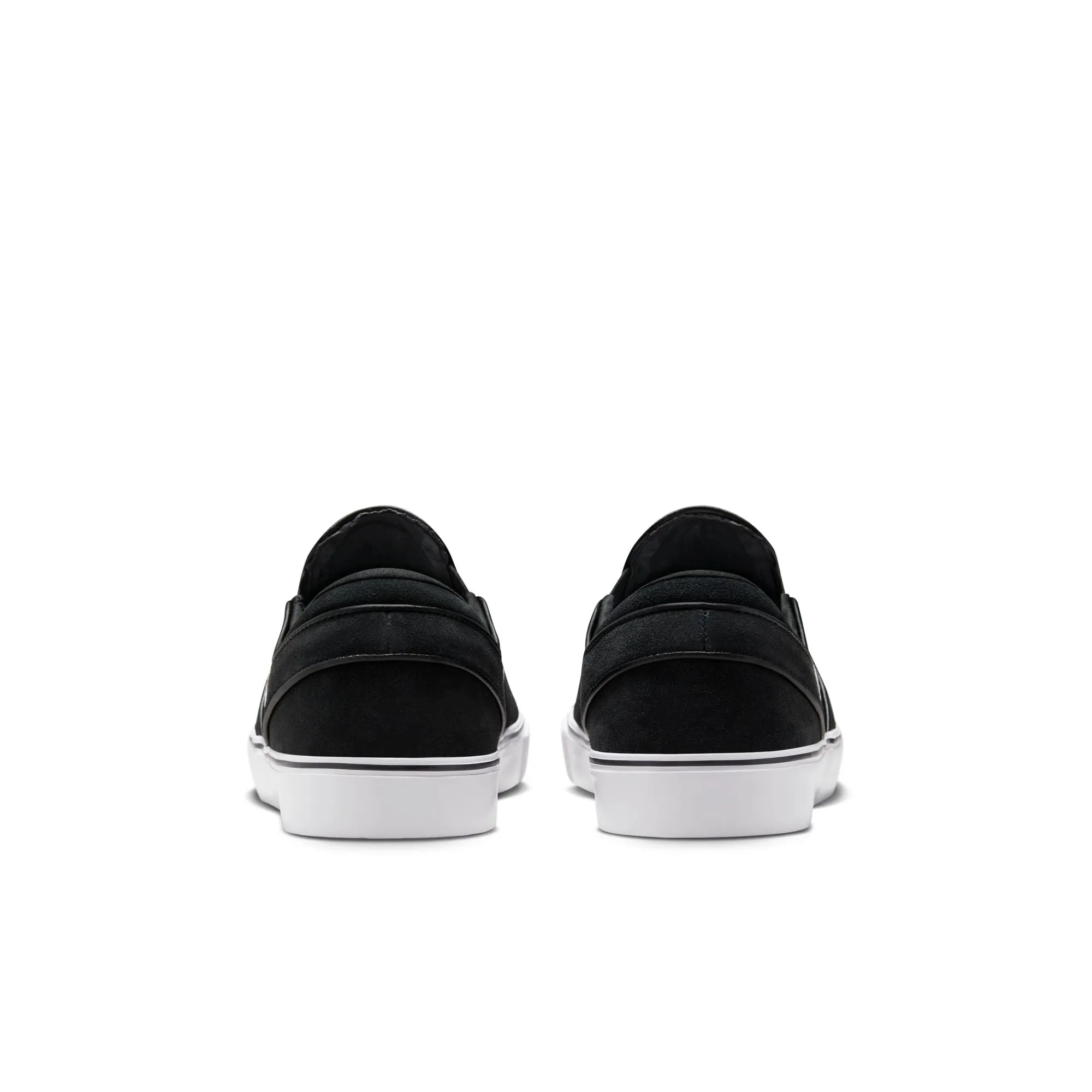 Nike SB Janoski  Slip-On Skate Shoes-Black/White