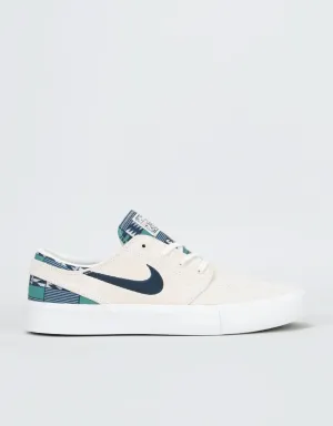 Nike SB Zoom Janoski RM Premium Skate Shoes - Summit White/Obsidian