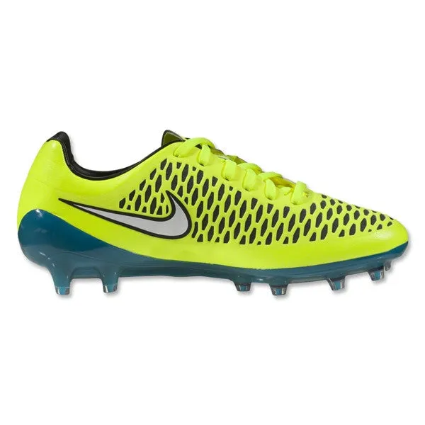 Nike Women's Magista Opus FG (Volt/White/Blue Lagoon)