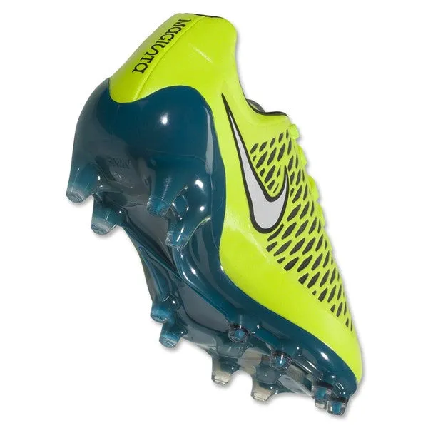 Nike Women's Magista Opus FG (Volt/White/Blue Lagoon)