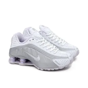 Nike Women's Shox R4 White/Barely Grape/Mtlc Platinum HF5076-100