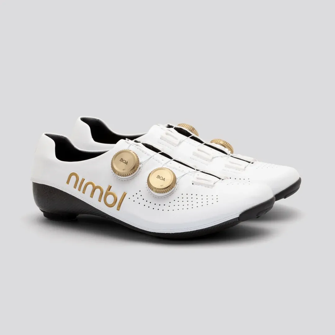 Nimbl Ultimate Road Shoes - White/Gold