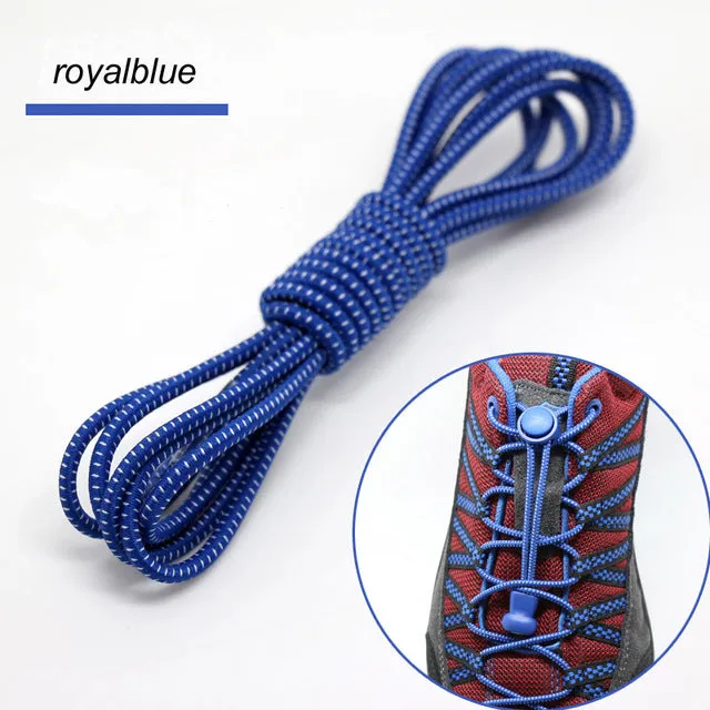 No Tie Elastic Shoelace Locking Shoe Laces Shoestrings Running Triathlon Sports Laces Hiking Shoelaces Children Elastic Shoelace