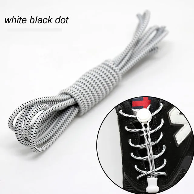 No Tie Elastic Shoelace Locking Shoe Laces Shoestrings Running Triathlon Sports Laces Hiking Shoelaces Children Elastic Shoelace