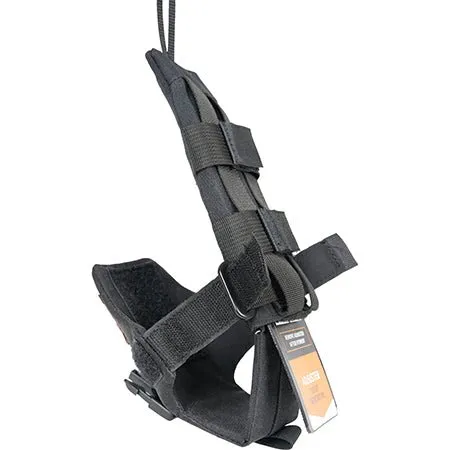 Nylon Holster for BKR5000 Series Radios Compatible with Rechargeable and Clamshell Batteries