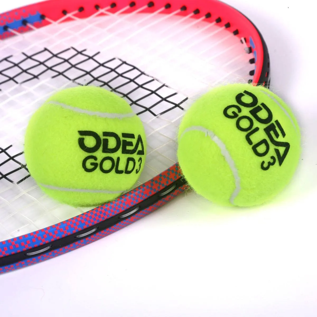 ODEA Gold Professional Training Tennis Balls - 60 Pack, ITF Approved, All Surface