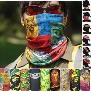 Outdoor Climbing Hiking Cycling Skiing Fishing Windproof UV Protection Camouflage Bandana Face Mask Neck Scarves Wraps Headwear