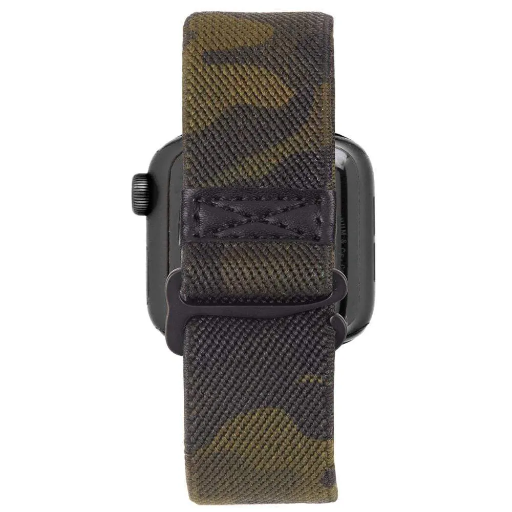 Protector Band for Apple Watch Devices 38 to 40mm - Camo Green