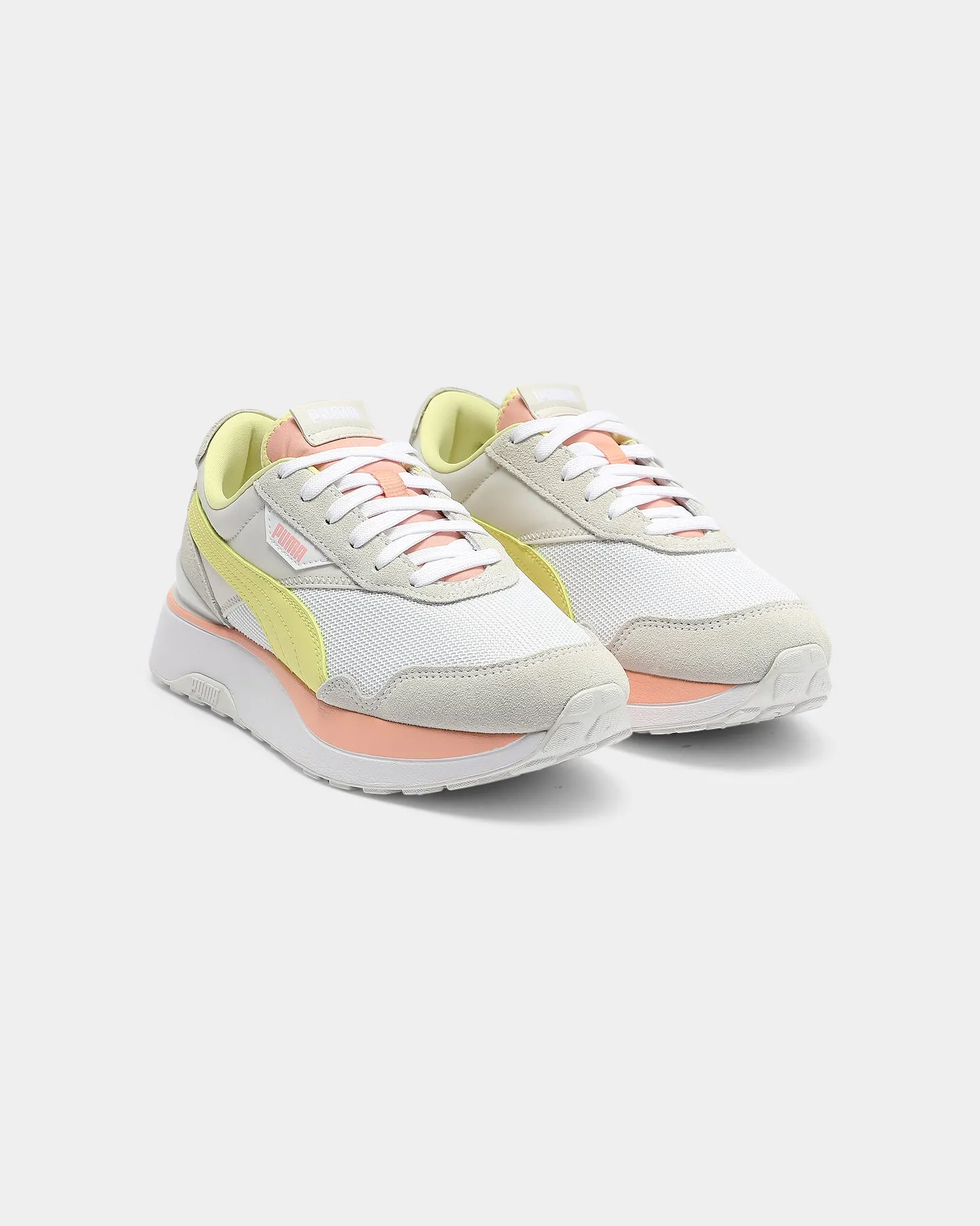 Puma Women's Cruise Rider RD White/Peach/Yellow