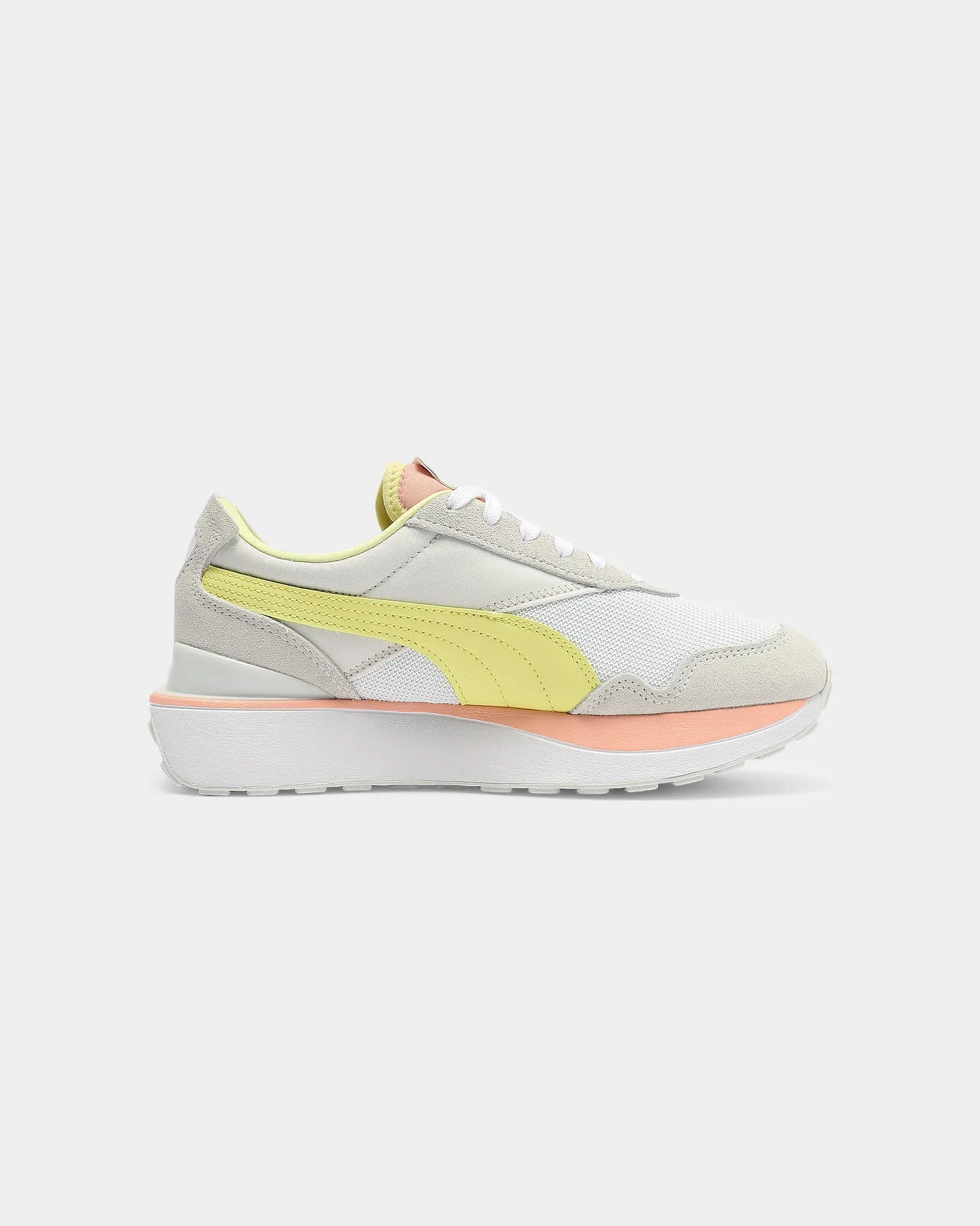 Puma Women's Cruise Rider RD White/Peach/Yellow