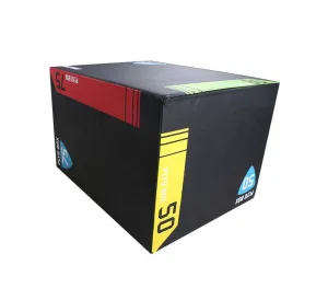 Pure Fitness Gym CrossFit 3 in 1 Soft Plyometric Jumping Box [WS]