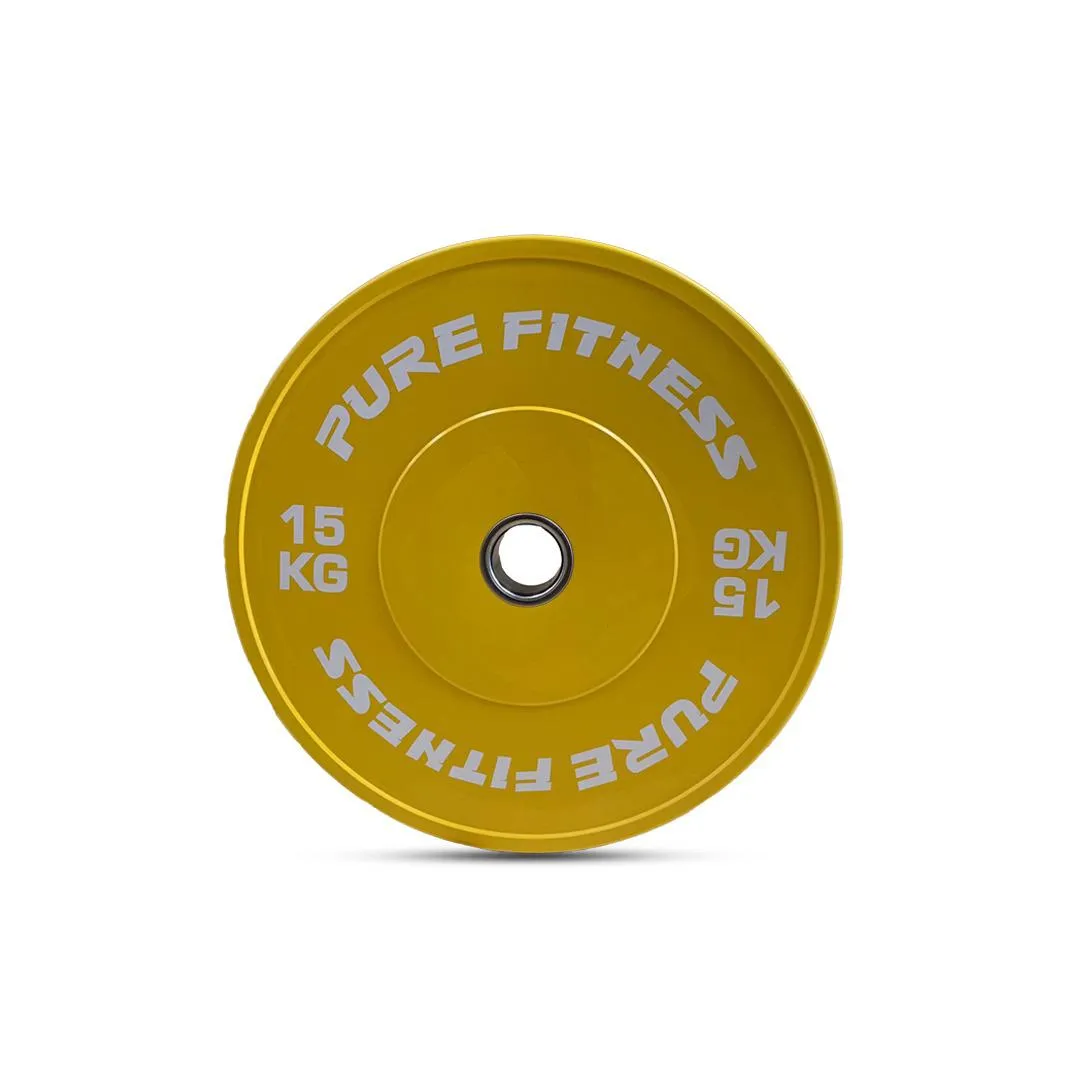 Pure Fitness Gym Crossfit Virgin Bumper Plates [WS]