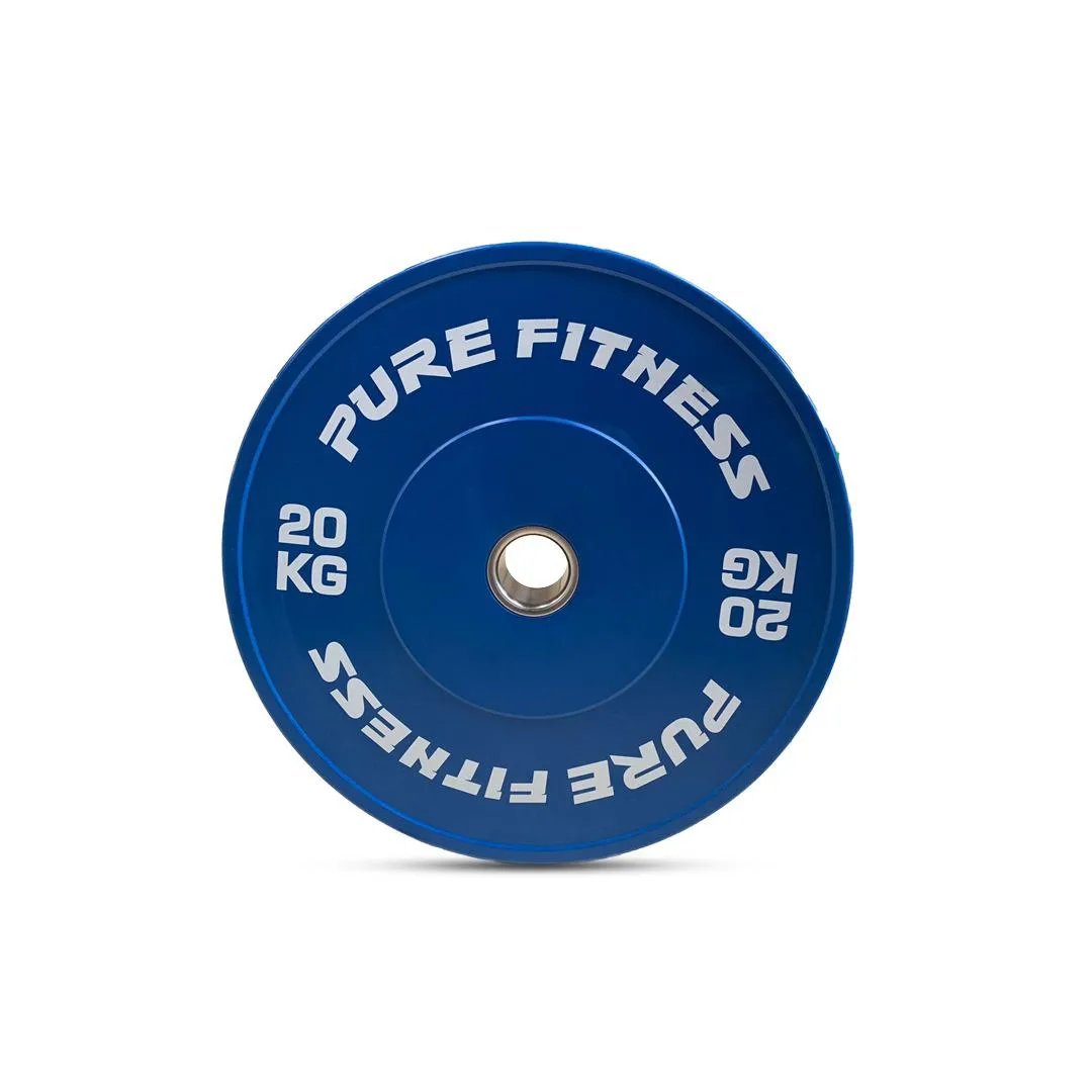 Pure Fitness Gym Crossfit Virgin Bumper Plates [WS]