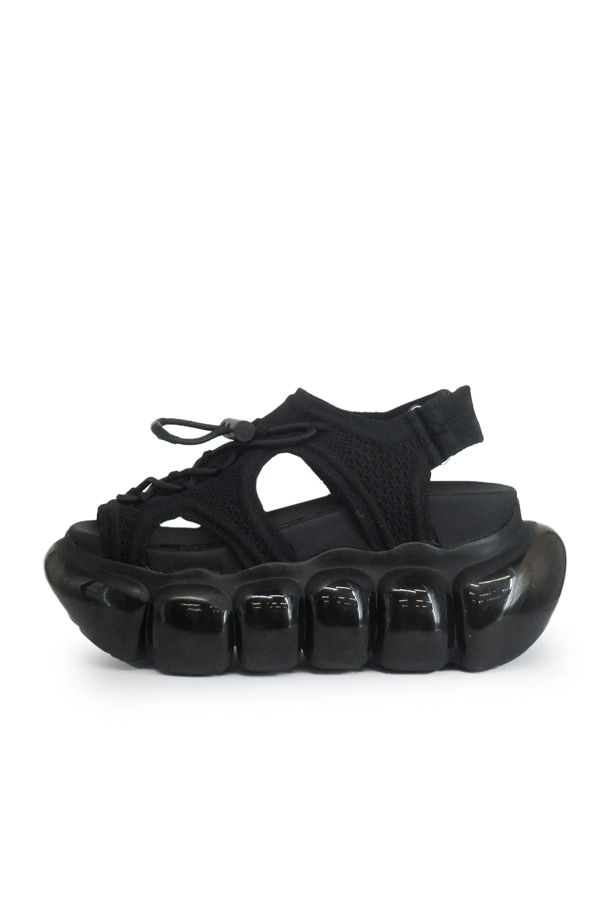 "Jewelry" Bubble Sandal / Black