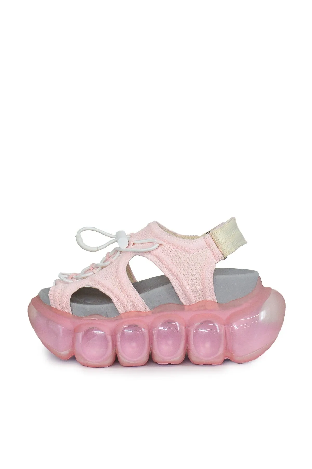 "Jewelry" Bubble Sandal / L.Pink