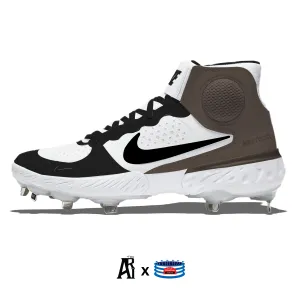 "Mocha" Nike Alpha Huarache Elite 3 Mid Cleats