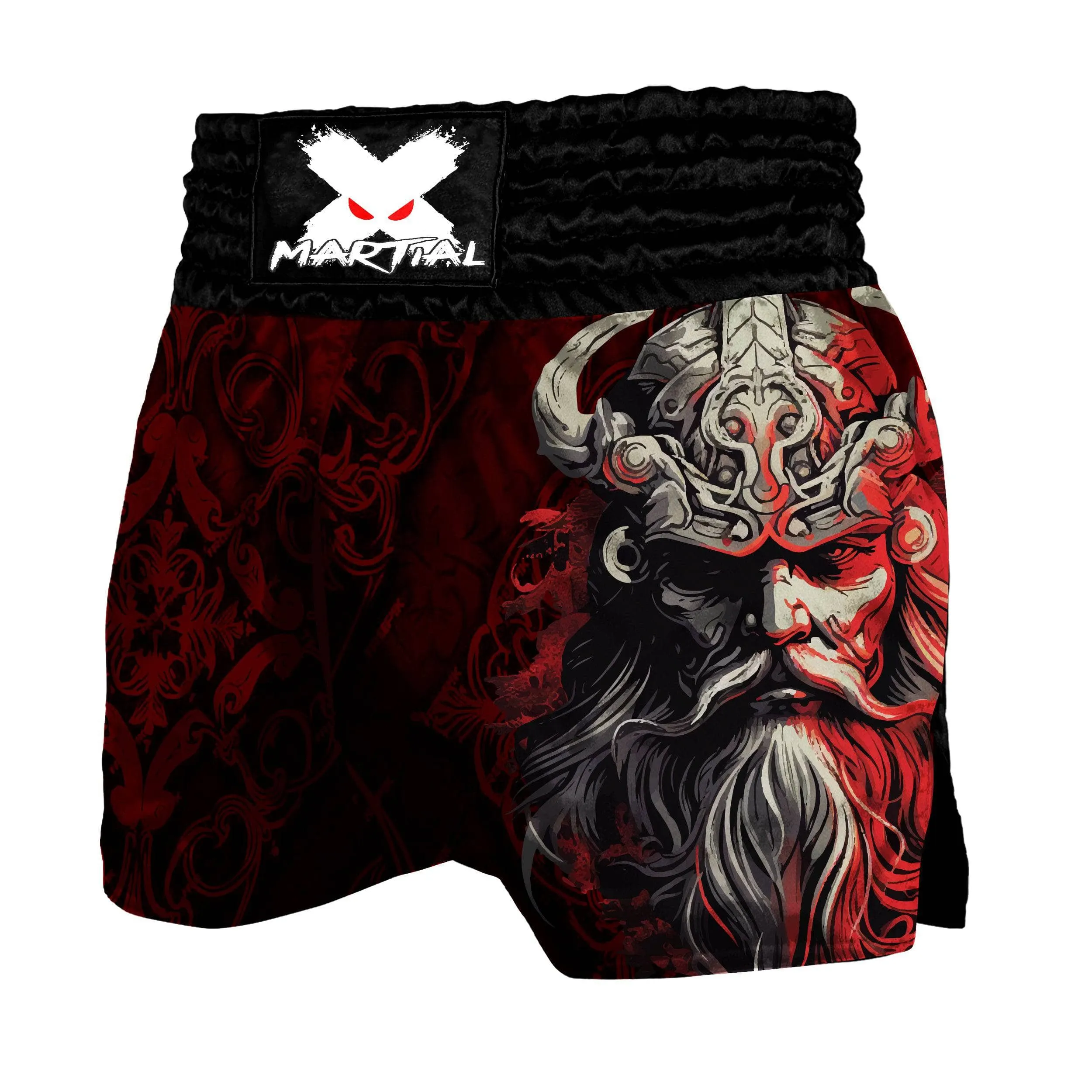 Red Viking Muay Thai Shorts